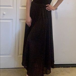 Free people maxi skirt